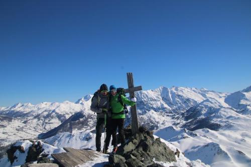 Foto di vetta al Mont Gimont